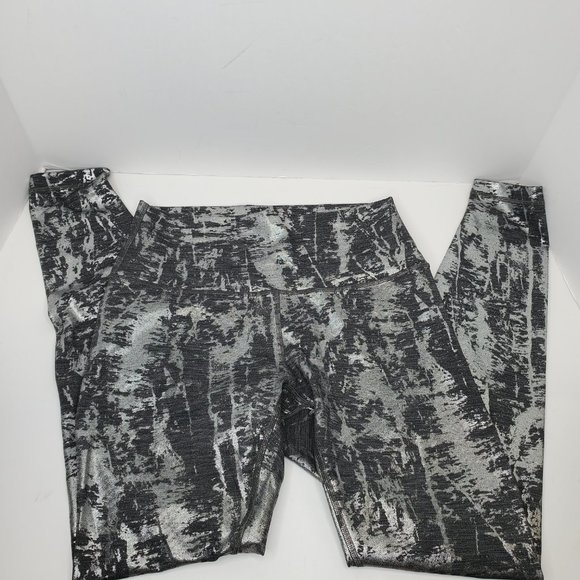 Lululemon Wunder Under Tight Legging 28” HR Sz 8 Crinkle Heather Brindle Foil - Picture 1 of 16